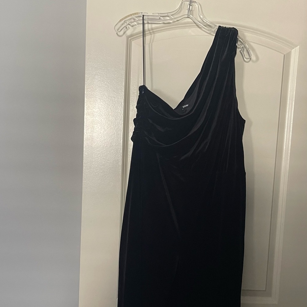 Express One Shoulder Black Jumpsuit